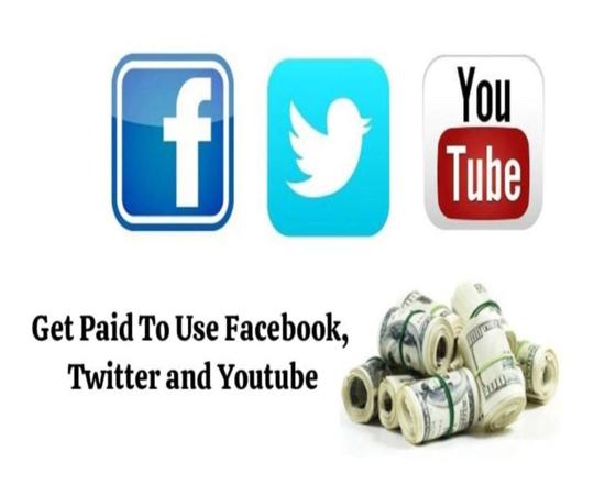 Paid for Using Facebook, Twitter & YouTube