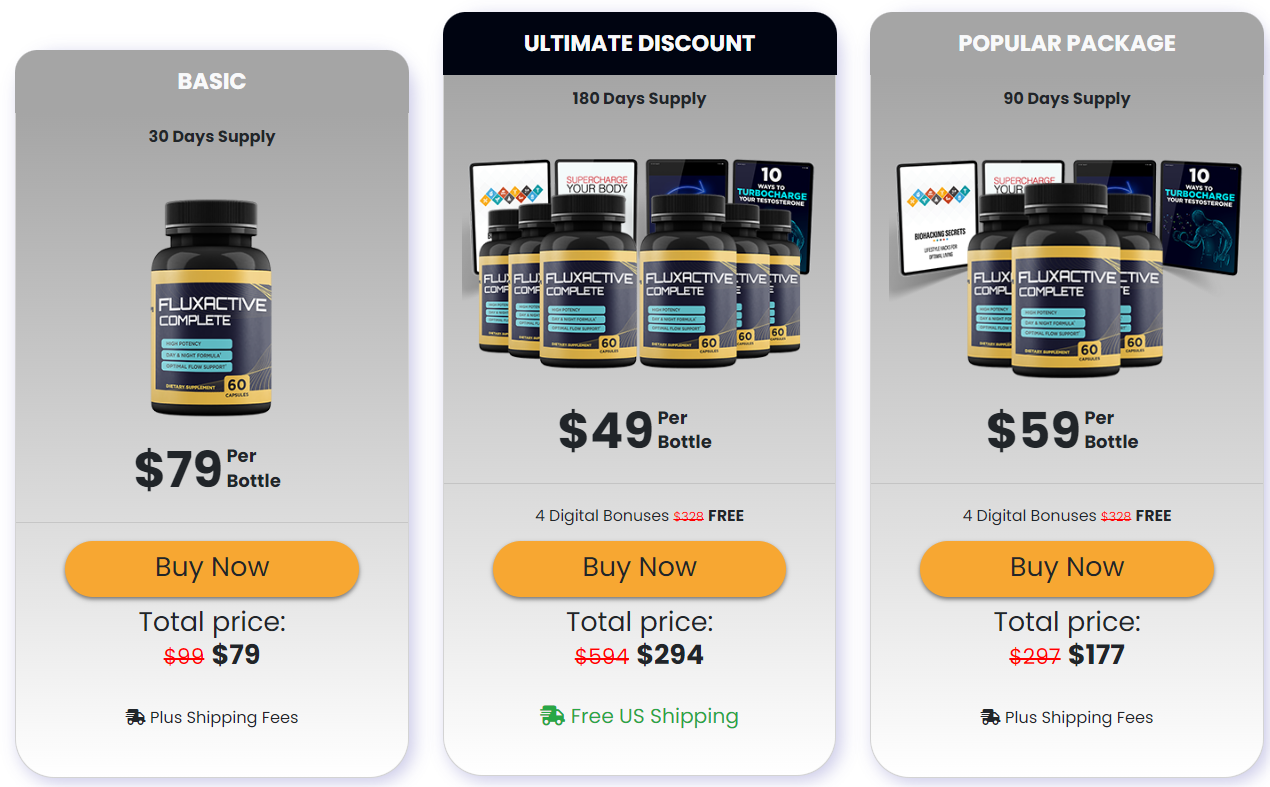 FLUXACTIVE pricing